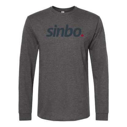 Men's Sinbo Logo Cotton Long Sleeve T-Shirt