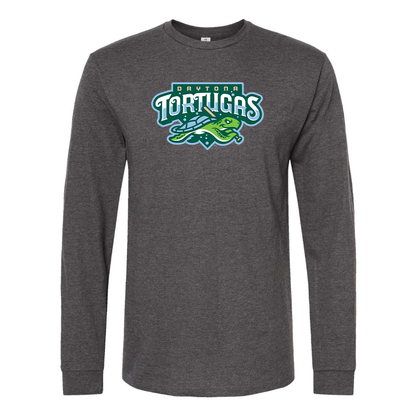 Men's Daytona Tortugas Logo Cotton Long Sleeve T-Shirt