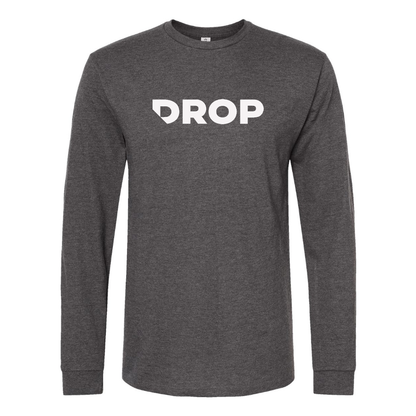 Men's Massdrop Logo Cotton Long Sleeve T-Shirt