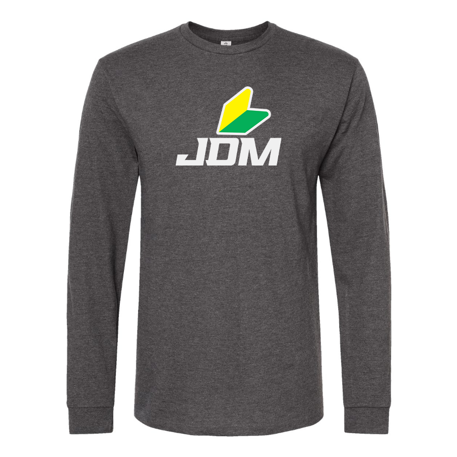 Men's JDM  Logo Cotton Long Sleeve T-Shirt