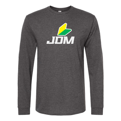 Men's JDM  Logo Cotton Long Sleeve T-Shirt