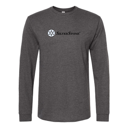 Men's SilverStone Logo Cotton Long Sleeve T-Shirt
