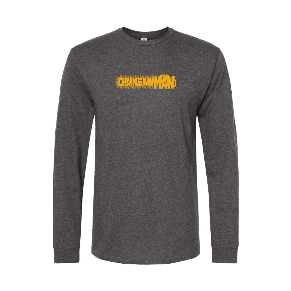 Men's Chainsaw Man Logo Long Sleeve T-Shirt