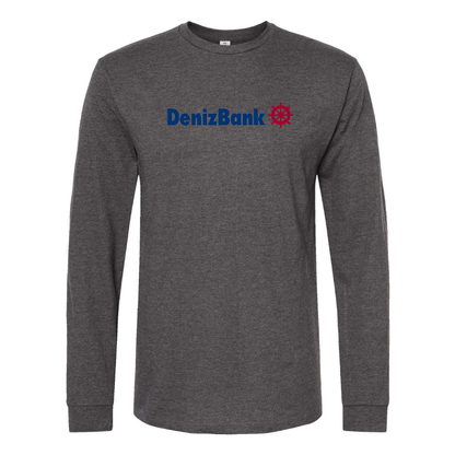 Men's DenizBank Logo Cotton Long Sleeve T-Shirt