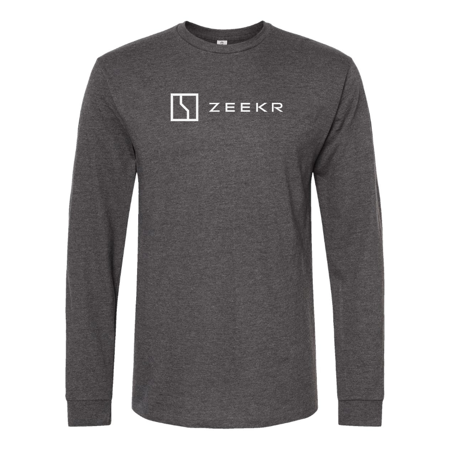 Men's Zeekr Logo Cotton Long Sleeve T-Shirt