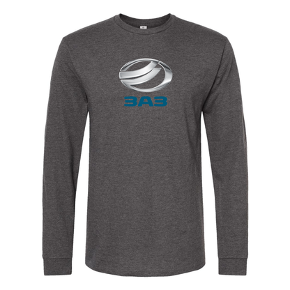 Men's ZAZ Logo  Cotton Long Sleeve T-Shirt