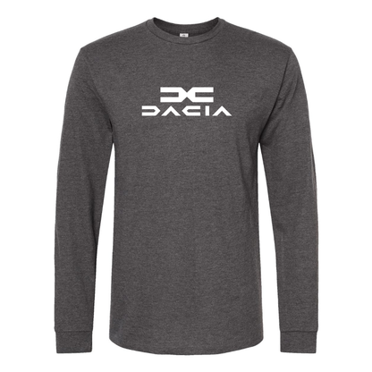 Men's Dacia Logo Cotton Long Sleeve T-Shirt