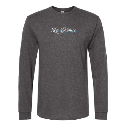Men's La Tamise Logo  Cotton Long Sleeve T-Shirt