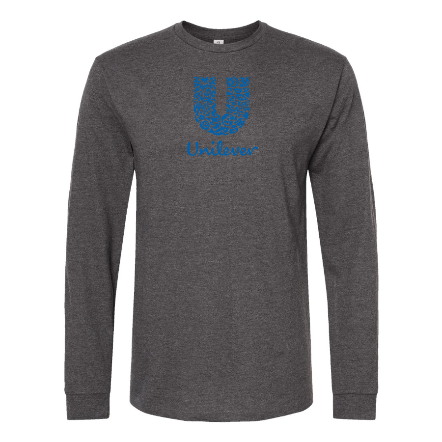 Men's Unilever Logo  Cotton Long Sleeve T-Shirt
