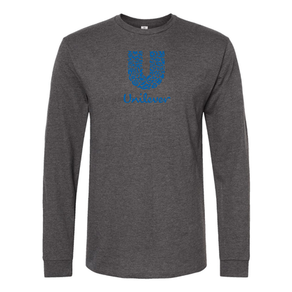 Men's Unilever Logo  Cotton Long Sleeve T-Shirt