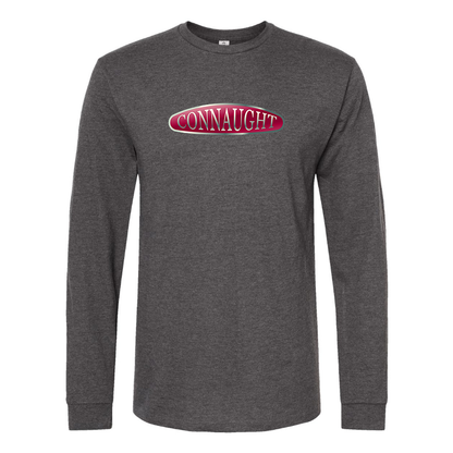 Men's  Connaught Motor Company Logo Cotton Long Sleeve T-Shirt