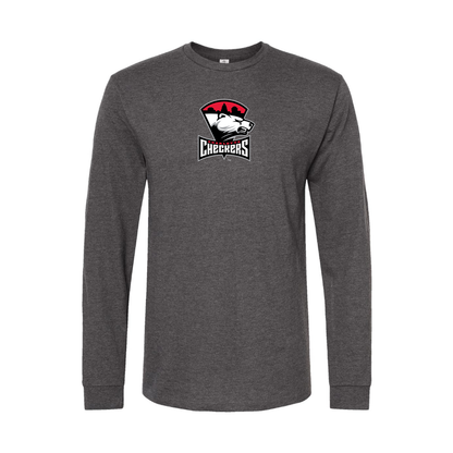 Men's Charlotte Checkers Logo Long Sleeve T-Shirt