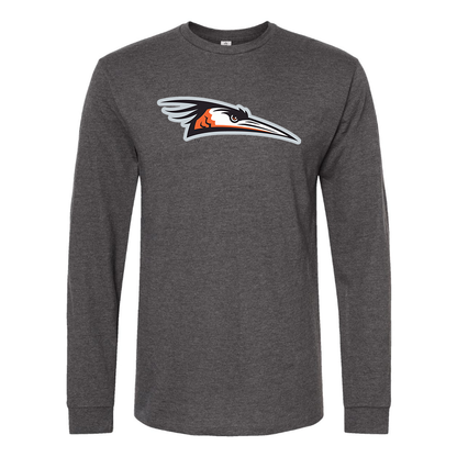 Men's Delmarva Shorebirds Logo Cotton Long Sleeve T-Shirt