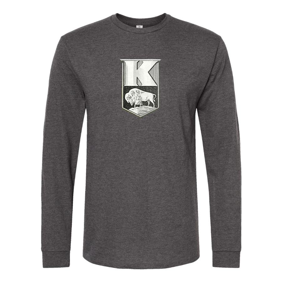 Men's Kaiser  Logo Cotton Long Sleeve T-Shirt