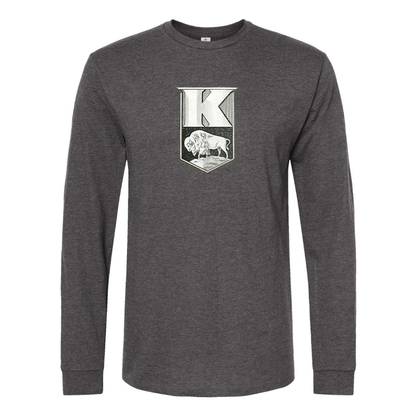Men's Kaiser  Logo Cotton Long Sleeve T-Shirt