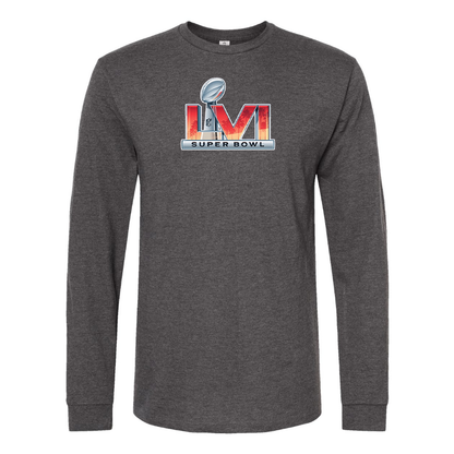 Men's Superbowl LVI Logo  Cotton Long Sleeve T-Shirt