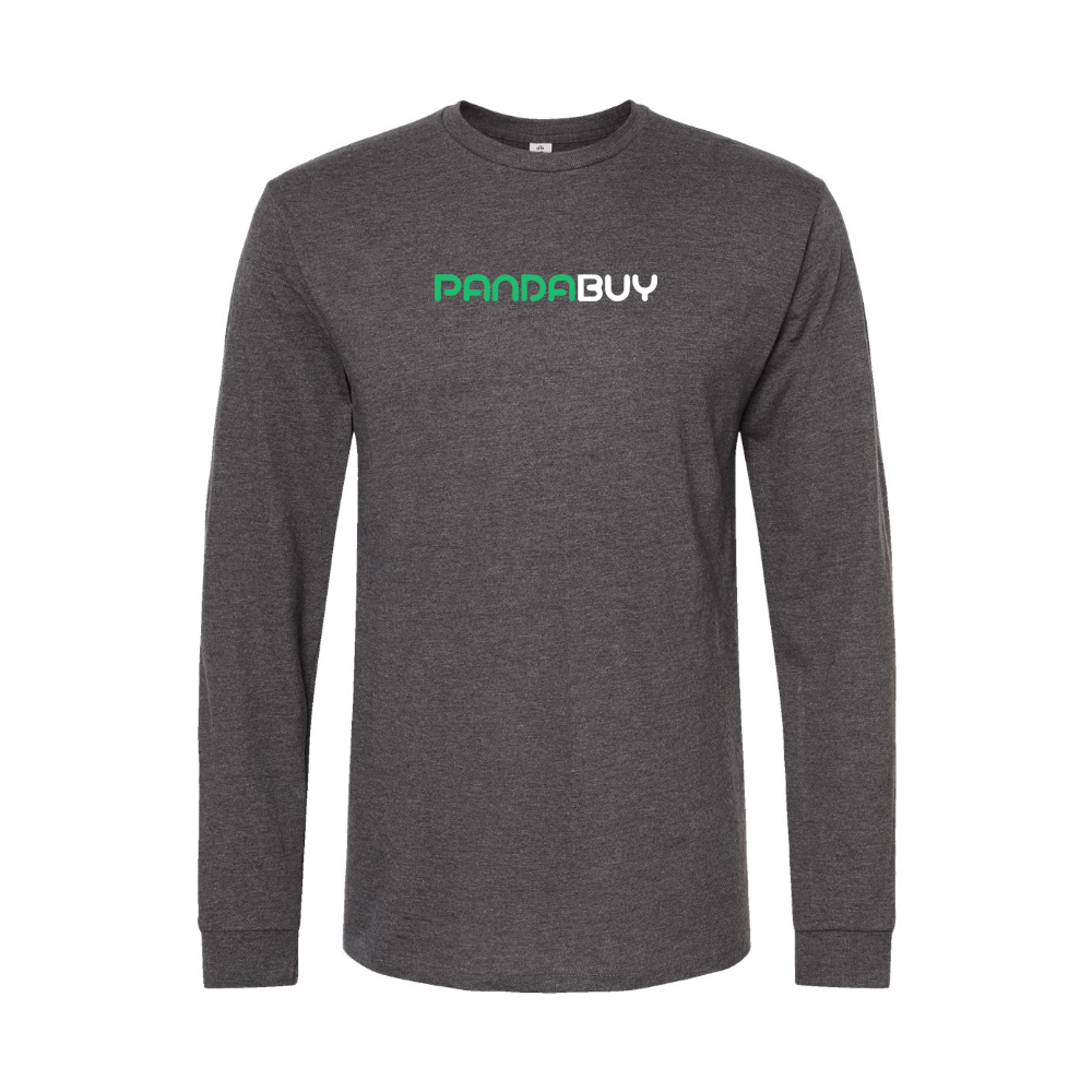 Men's Pandabuy Logo Long Sleeve T-Shirt
