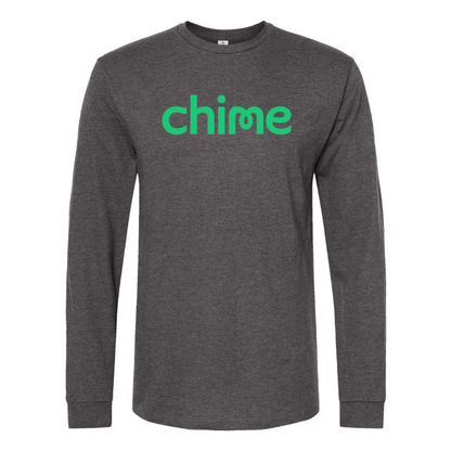 Men's Chime Logo Cotton Long Sleeve T-Shirt