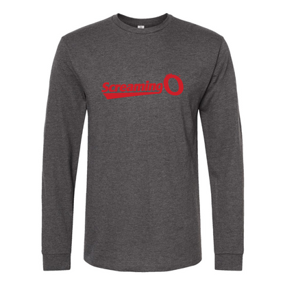 Men's ScreamingO Logo Cotton Long Sleeve T-Shirt