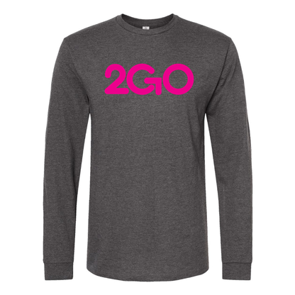 Men's  2GO Logo Cotton Long Sleeve T-Shirt