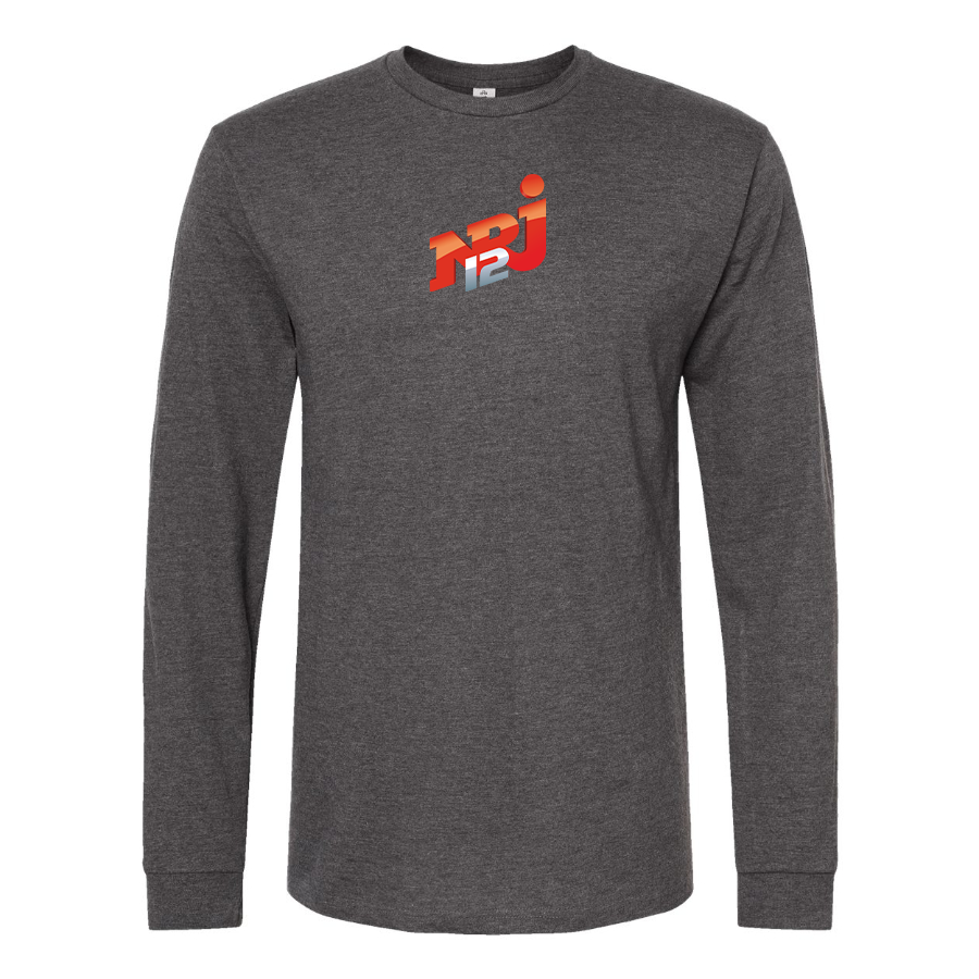 Men's NRJ 12 Logo Cotton Long Sleeve T-Shirt