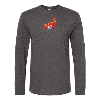Men's NRJ 12 Logo Cotton Long Sleeve T-Shirt