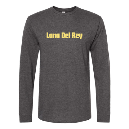 Men's Lana Del Rey Logo Cotton Long Sleeve T-Shirt