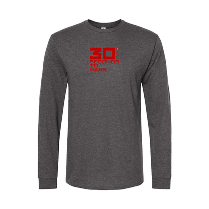 Men's 30 Seconds To Mars Logo Long Sleeve T-Shirt
