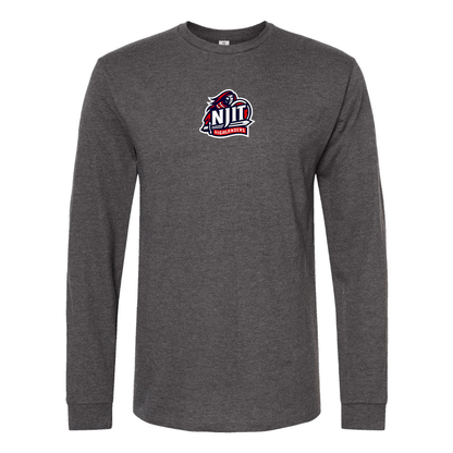 Men's NJIT Highlanders Logo  Cotton Long Sleeve T-Shirt