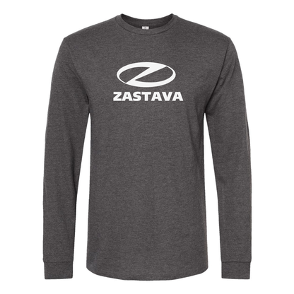 Men's Zastava Logo  Cotton Long Sleeve T-Shirt