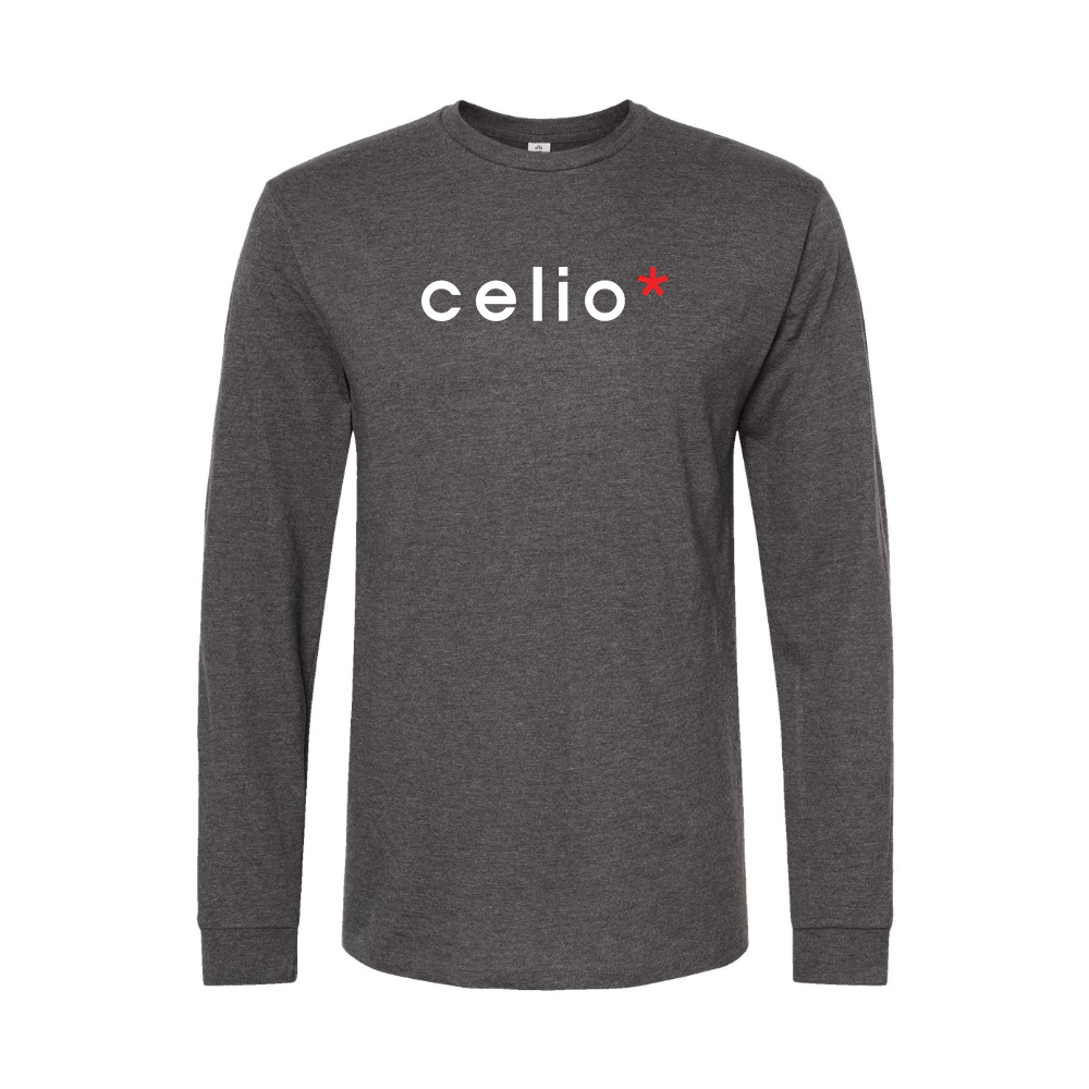 Men's Celio Logo Long Sleeve T-Shirt
