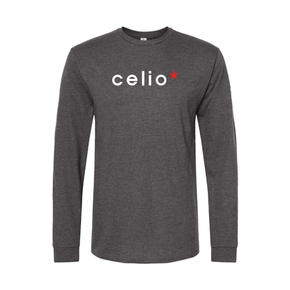 Men's Celio Logo Long Sleeve T-Shirt