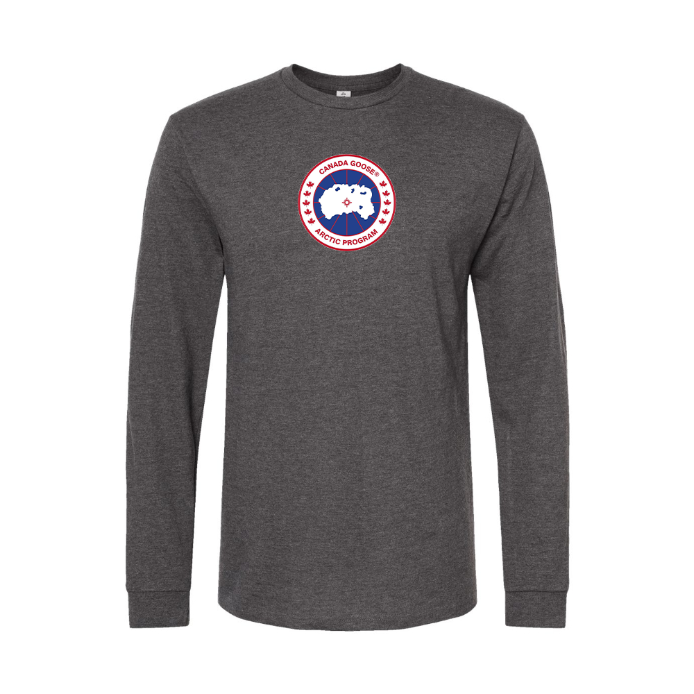 Men's Canada Goose Logo Long Sleeve T-Shirt