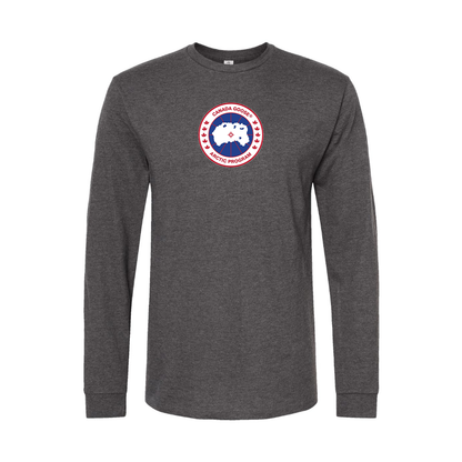 Men's Canada Goose Logo Long Sleeve T-Shirt