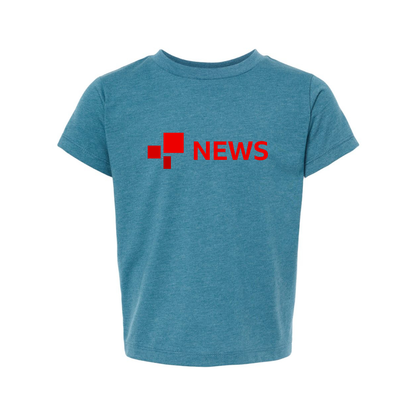 BBC News BELLA  CANVAS Toddler Jersey Tee