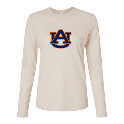 BELLA CANVAS  Auburn Tigers Jersey Long Sleeve Tee