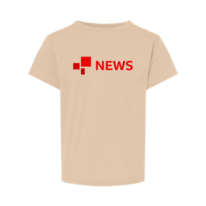 BBC News BELLA  CANVAS Toddler Jersey Tee