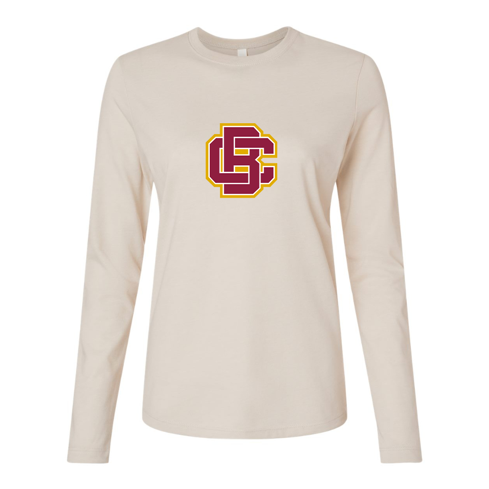 BELLA CANVAS Women’s Bethune Cookman Wildcats  Jersey Long Sleeve Tee
