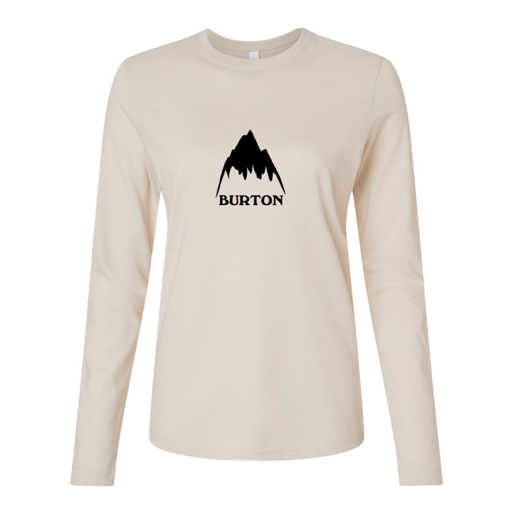 BELLA CANVAS Women’s  Burton Mountain  Jersey Long Sleeve Tee