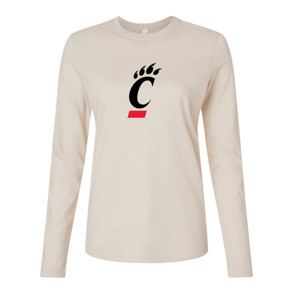 BELLA CANVAS Cincinnati Bearcats Jersey Long Sleeve Tee