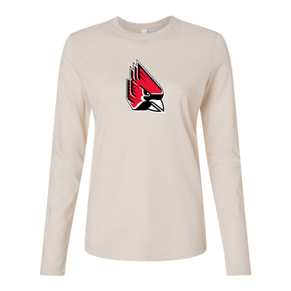 BELLA CANVAS  Ball State Cardinals Jersey Long Sleeve Tee