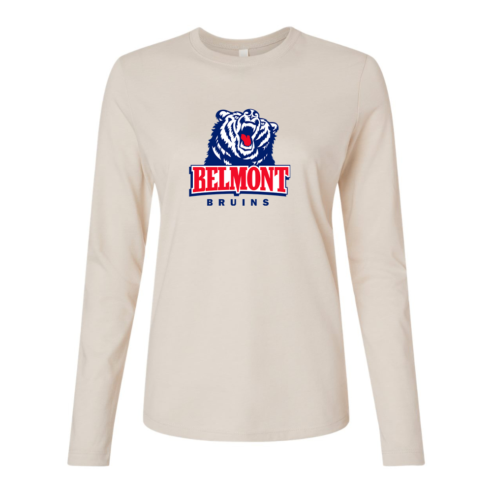 BELLA CANVAS Belmont Bruins  Jersey Long Sleeve Tee