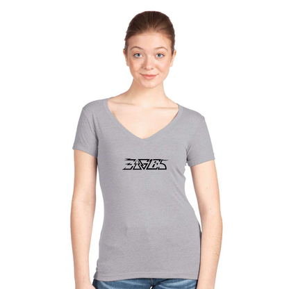 Women's Eagles Next Level V-Neck T-Shirt