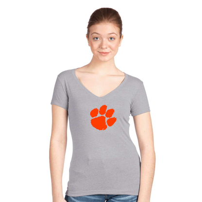 Women's Clemson Tigers Next Level V-Neck T-Shirt