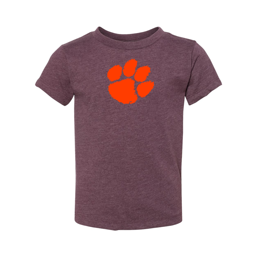 Clemson Tigers BELLA  CANVAS Toddler Jersey Tee