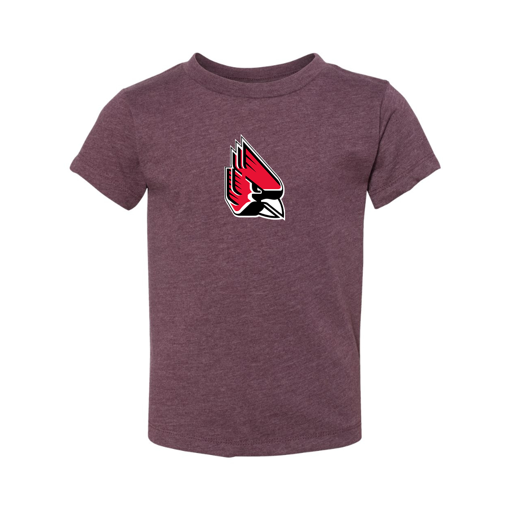 Ball State Cardinals BELLA  CANVAS Toddler Jersey Tee