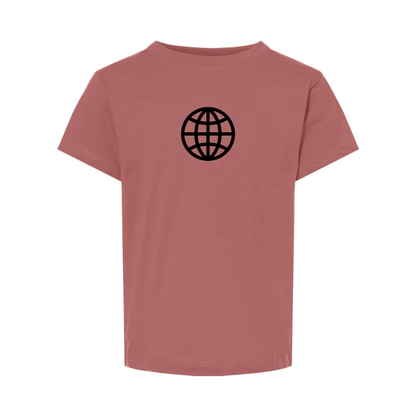 Internet Globe BELLA  CANVAS Toddler Jersey Tee