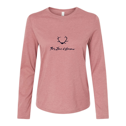 BELLA CANVAS For Loves & Lemons  Jersey Long Sleeve Tee