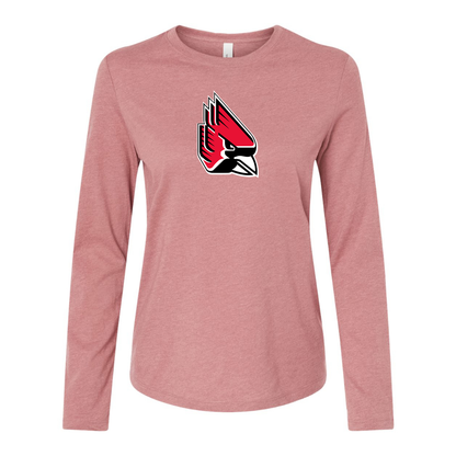 BELLA CANVAS  Ball State Cardinals Jersey Long Sleeve Tee