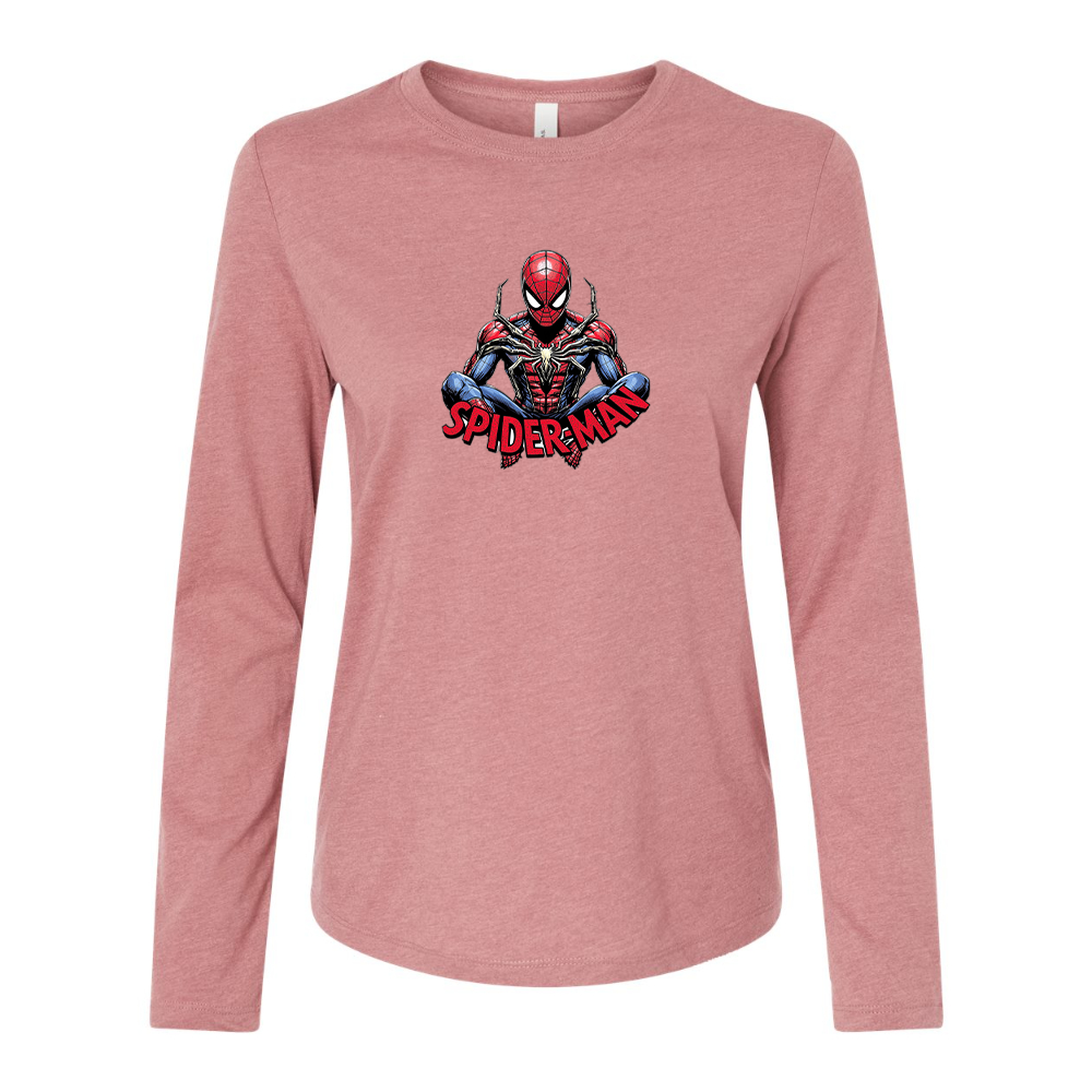 BELLA CANVAS Women’s Spider-Man 2025 Jersey Long Sleeve Tee